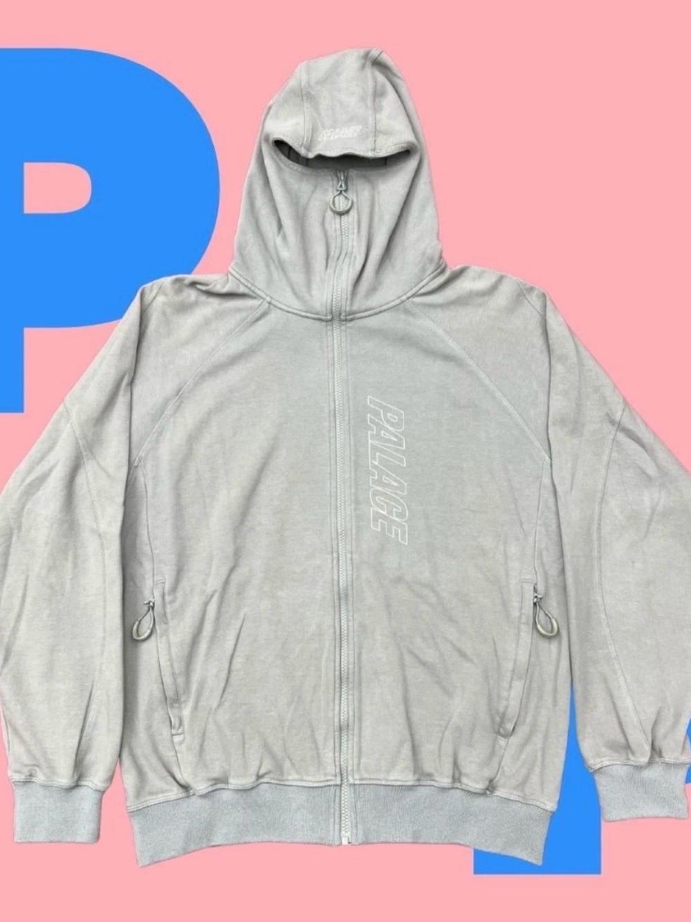 Palace Tech Fleece Hood Jacket (Large)